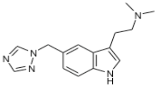 Chemical composition of rizatriptan