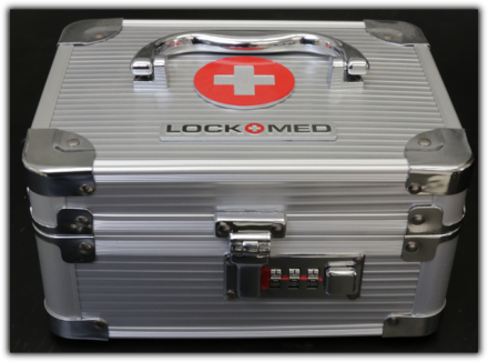 Lock Med lockbox for prescription medications